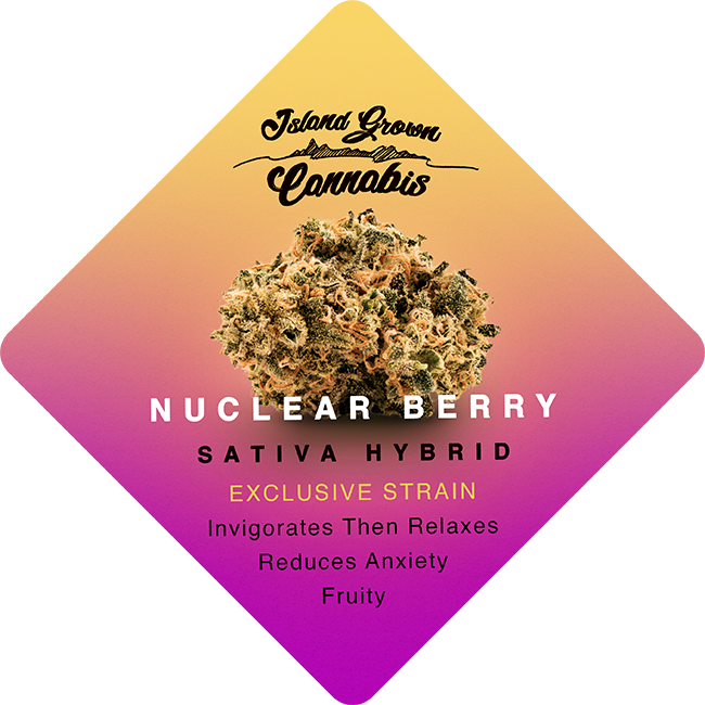 Nuclear Berry – Island Grown Cannabis Exclusive Strain
